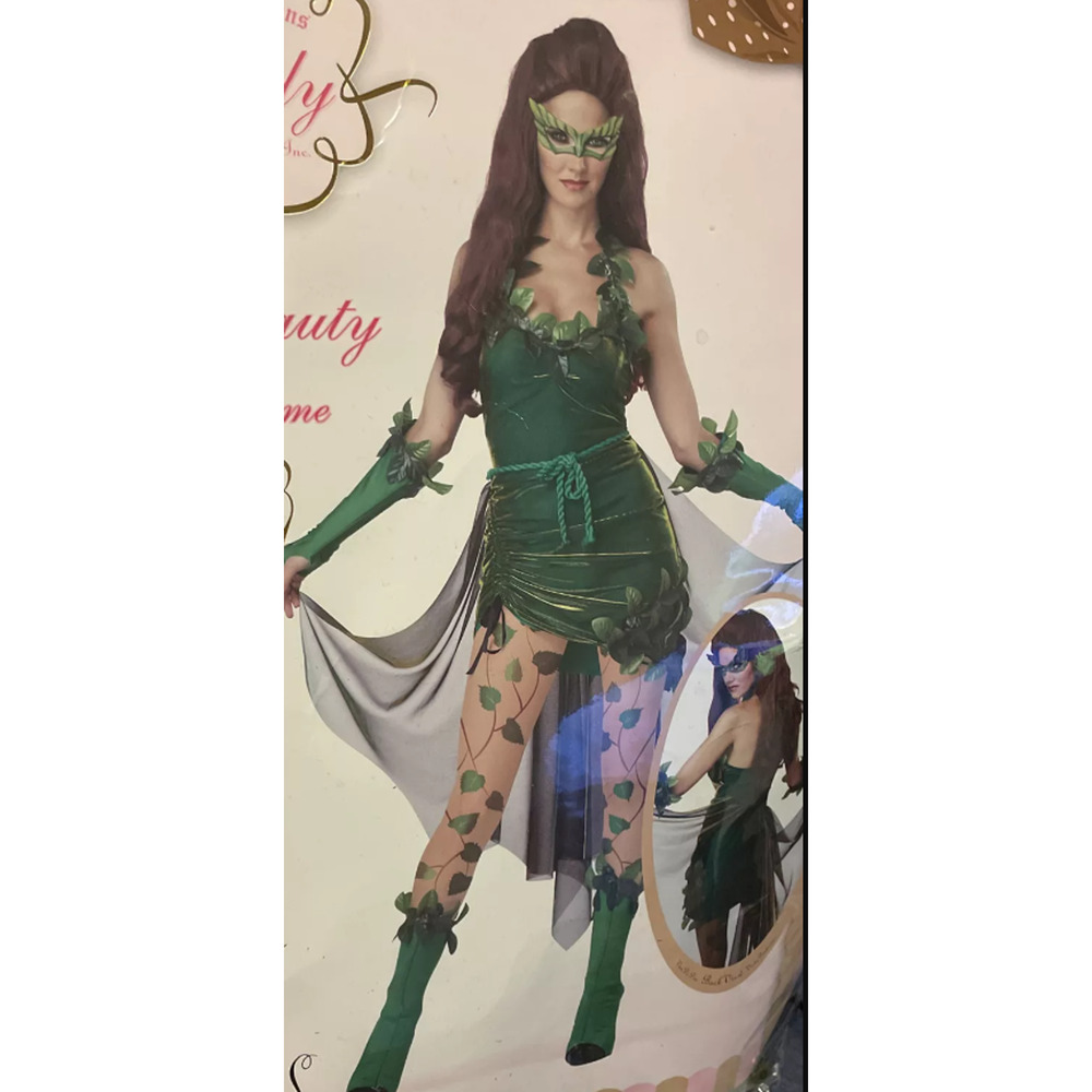Lethal Beauty Poison Ivy Adult Costume Eye Candy Size medium